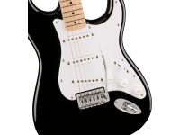 Fender Squier Sonic Maple Fingerboard White Pickguard Black Fender Squier Sonic Maple Fingerboard White Pickguard Black